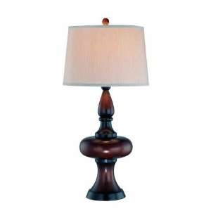  Lite Source 1 Light Table Lamp Dark Walnut LS 21462