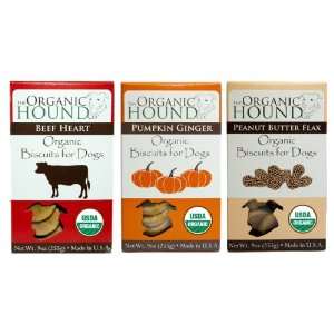  The Organic Hound Co. Triple Pack  Dog Treats Pet 