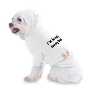  funny back Hooded (Hoody) T Shirt with pocket for your Dog or Cat 