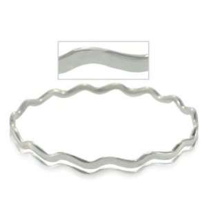  Sterling Silver Bangle Bracelet Solid Ladies Engravable Jewelry