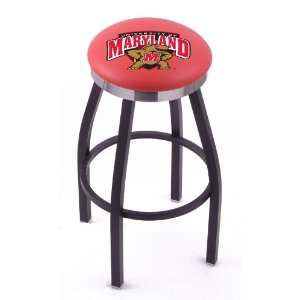  University of Maryland 25 Single ring swivel bar stool 