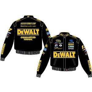   Matt Kenseth DeWalt Black Twill Uniform Jacket