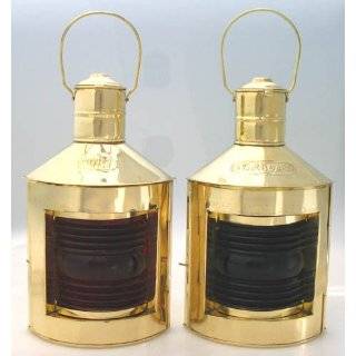  14 Port and Starboard Ship Lamps   Nautical Lanterns 