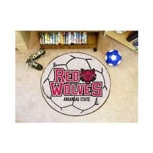    Arkansas State Red Wolves 29 Soccer Ball Mat