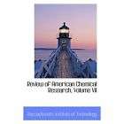 new review of american chemical research volume vii expedited shipping