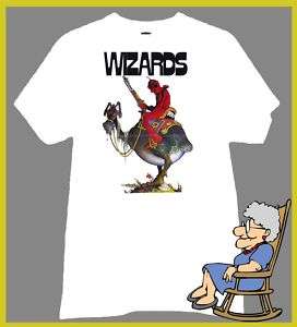 WIZARDS T SHIRT PEACE THE ROBOT FANTASY MOVIE WIZARDS  