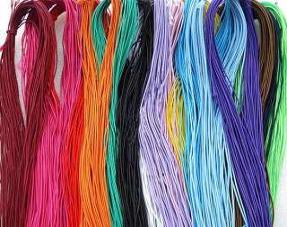 MULTI COLOR Shock Cord Round Elastic Beading String 1MM  