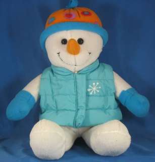 Dan Dee Collectors Choice Snowman with Vest Poly Fiber  