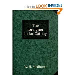  The foreigner in far Cathay. W. H. Medhurst Books