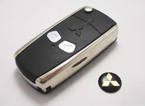   Folding Key Shell Case Pad Cover For Mitsubishi Lancer EVO 2 Buttons