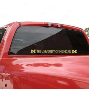 NCAA Michigan Wolverines Automobile Decal Strip 