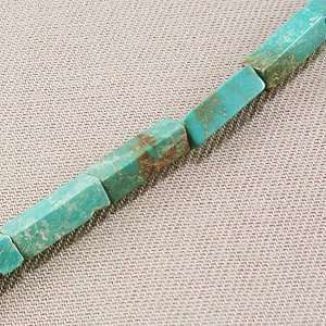  Turquoise Rectangles 13 X 5mm Stabilized Chinese