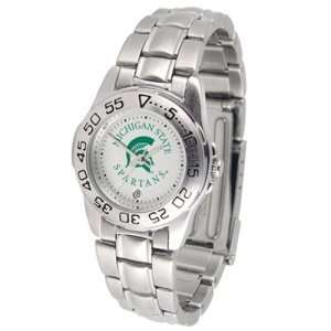  Michigan State Spartans NCAA Sport Ladies Watch (Metal Band 