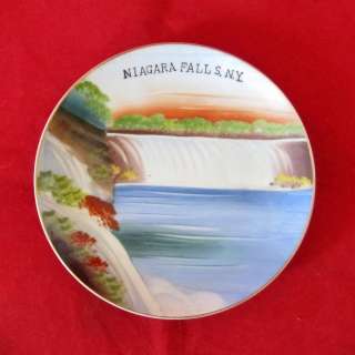   Painted Souvenir Niagara Falls NY Wall Hanging 5 1/4 Plate  