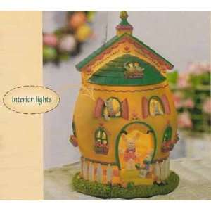  Easter Bunny Egg Lighted Light House Nightlight Lamp