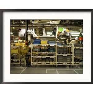  Auto Assembly Line at a Hybrid Car Plant Framed 