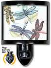 decorative night light dragonflies butterfly bug  