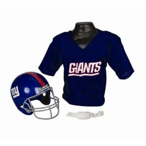  New York Giants Football Helmet & Jersey Top Set Sports 