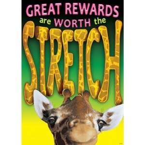   Trend Enterprises T A67343 Great Rewards Are Worth The Stretch Baby