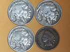 1930, 1934, 1935 S, 1935, 1936 Indian Head Buffalo Nickel lot