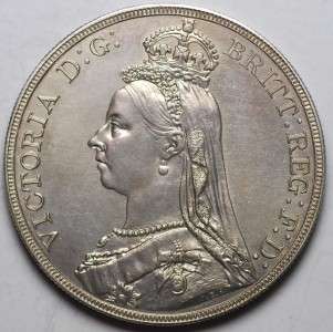 1889 Great Britain Crown, KM# 765, Ships Free  