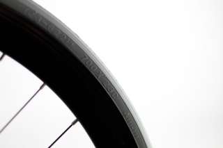 Fixie Single Speed Road Bike Track Wheel Wheelset Deep V + Tyres Black 