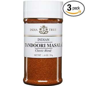 India Tree Tandoori Masala Jar, 1.8 Ounce (Pack of 3)  