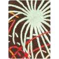 Handmade Soho Fireworks Brown New Zealand Wool Rug (2 x 3 