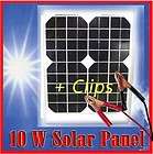 10 Watt Solar Cell panel 10W 12 Volt Battery Fountain pond Charger 