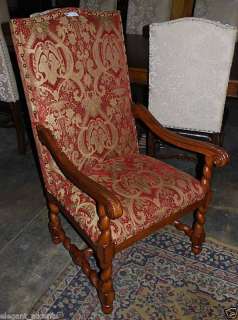 Designer Barley Twist Accent Arm Chair Fabric 0653 1  