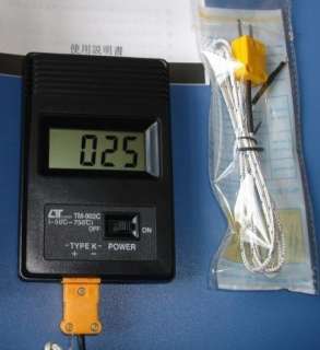TM 902C K Type Digital Thermometer + Thermocouple Probe  