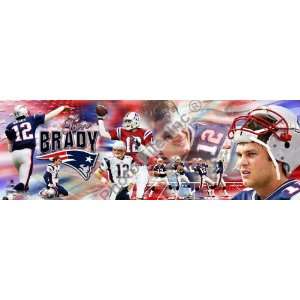  Tom Brady Photoramic   Patriots