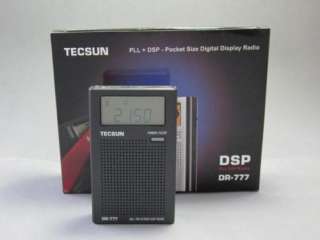 TECSUN DR 777 FM 、MW DSP PLL Compact Radio DR777（Black）  