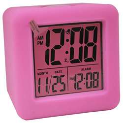   by La Crosse 70902 Textured Cube LCD Alarm Clock  