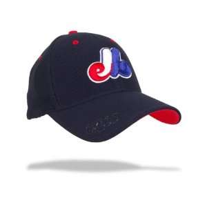  Montreal Expos Big Boss Stretch Fit Cap (Navy) Sports 