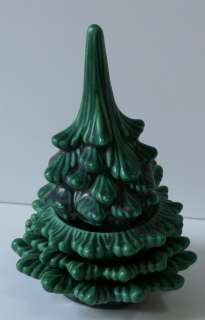 Vintage Ceramic Stacked Christmas Tree Lighter  