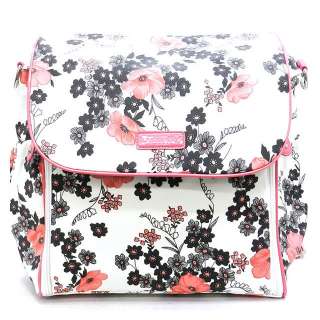 Baby Diaper Bag Flower Water Proof with Changing Pad Compartment NEW 