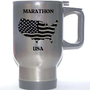  US Flag   Marathon, Florida (FL) Stainless Steel Mug 
