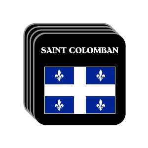  Quebec   SAINT COLOMBAN Set of 4 Mini Mousepad Coasters 