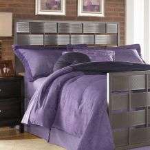 Grid Queen Metal Headboard and Bed Frame Set  