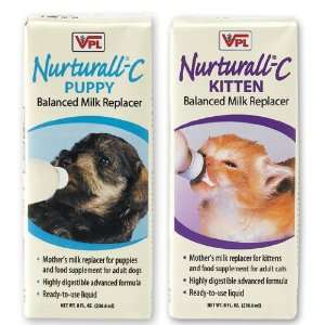  VPL Nurturall C Milk Replacer for Kittens   8 oz liquid 