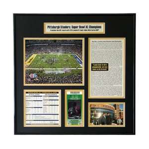  Pittsburgh Steelers Super Bowl XL Ticket Frame   Ford 