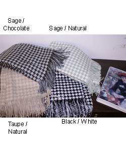 Houndstooth Throw Blanket  