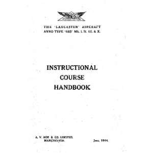  Avro Lancaster I Aircraft Instructional Manual Sicuro 