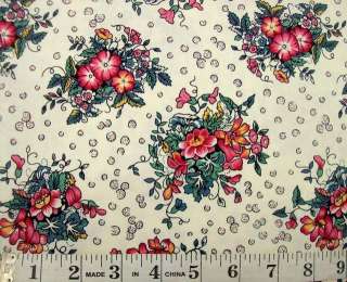 Calico & Chintz Floral Fabric by Bonnie Benn Stratton for Timeless 