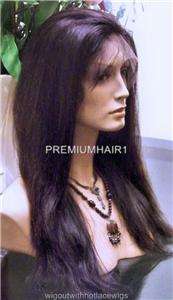Full Lace Wig 100% Human Hair Indian Remy Remi 120% Density Choose 