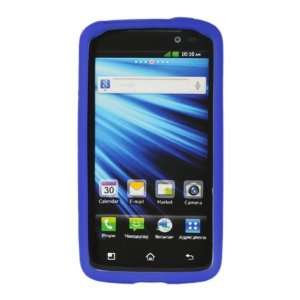 VMG LG Nitro HD Soft Silicone Skin Case Cover   BLUE Premium 1 Pc 