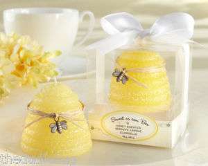 24 BABY SHOWER FAVORS HONEY SCENTED BEEHIVE CANDLES  