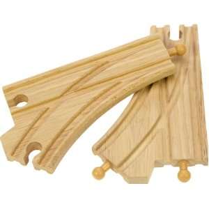    Bigjigs Wooden Expansion Train Track (Curved Points) Toys & Games