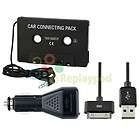 TAPE CASSETTE ADAPTER+Car USB Charger FOR IPOD Apple Verizon iPhone 4 